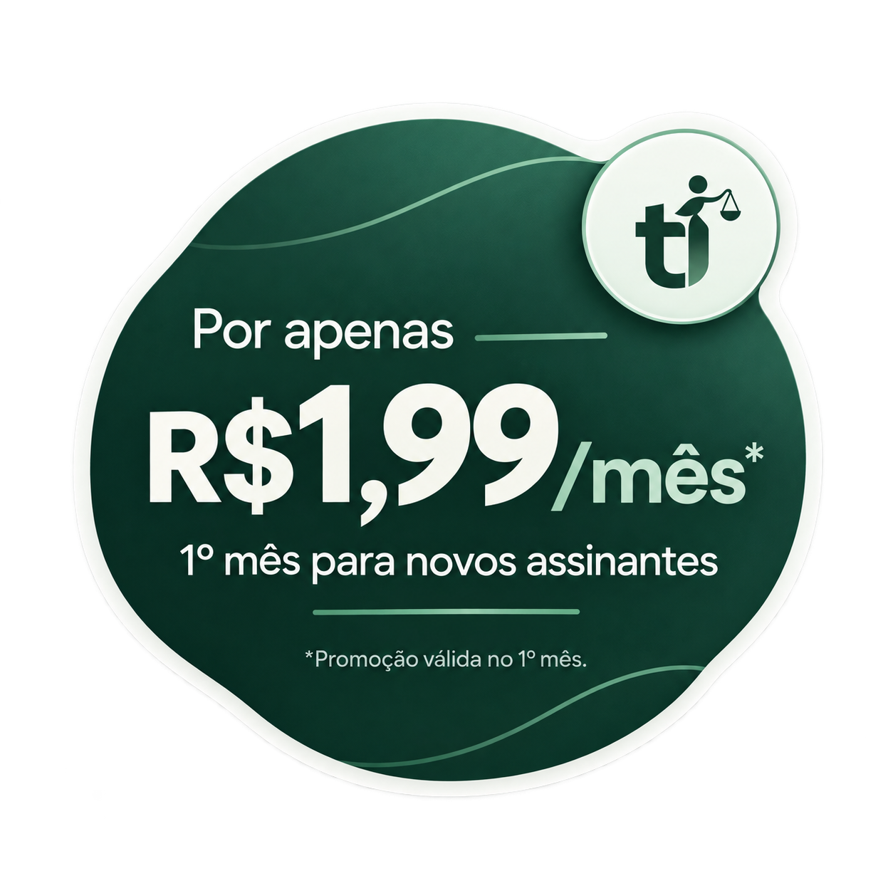 Por apenas R$ 1,99 por mês no primeiro mês para novos assinantes